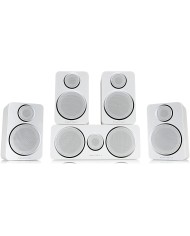 Kit Home cinema con sub attivo  Wharfedale DX-2 5.1 HCP  colore bianco