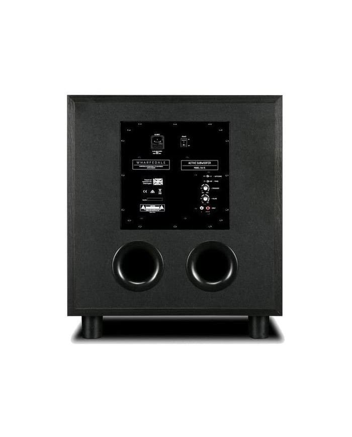 Subwoofer attivo  bass reflex  woofer 30 cm  Wharfedale SW12  Nero