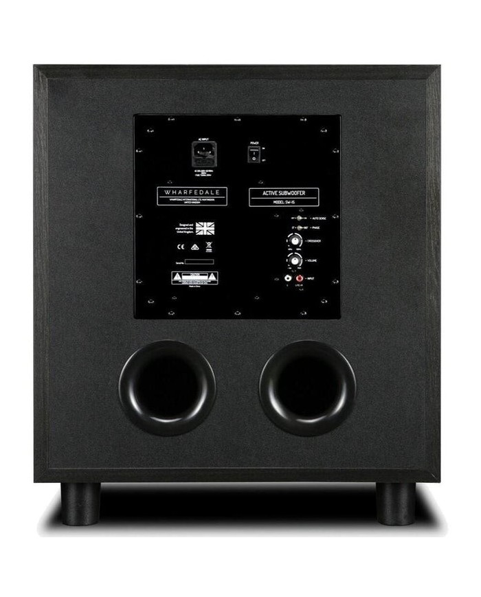 Subwoofer attivo  bass reflex 400W  woofer 38cm  Wharfedale SW15  Nero