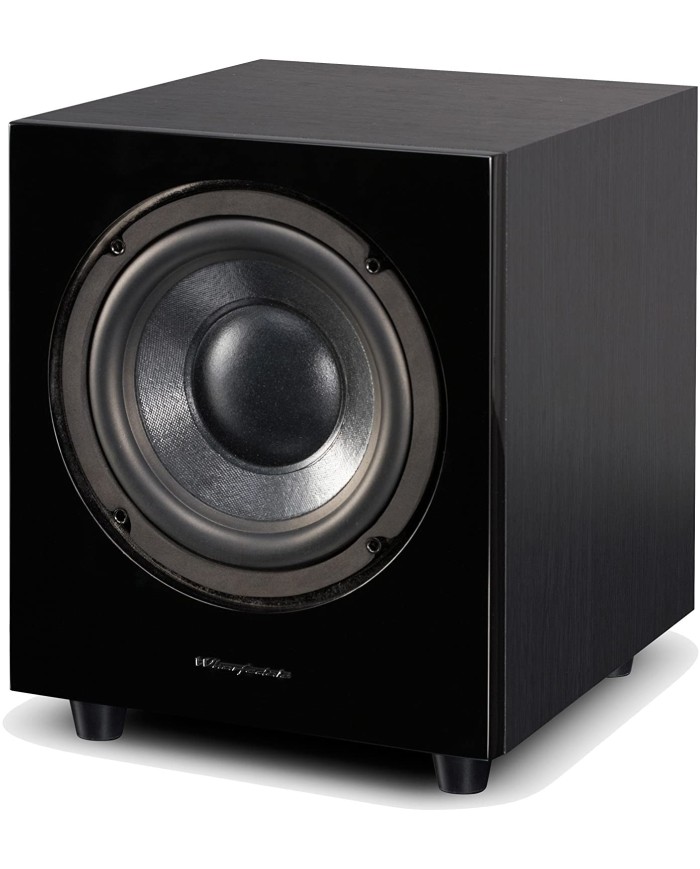 Subwoofer attivo  bass reflex  woofer da 20 cm  Wharfedale WH-D8  Nero