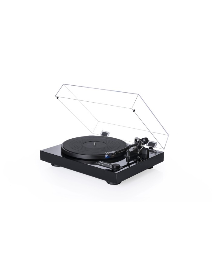 Giradischi a trazione diretta  plinto MDF  Dual CS 618Q  Black Vinil