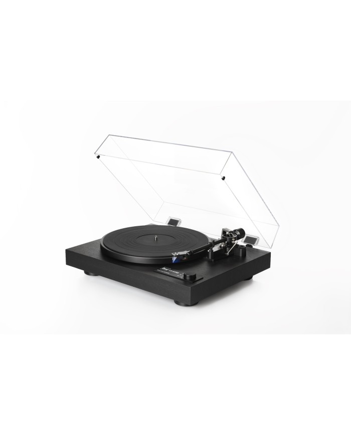 Giradischi a trazione diretta  plinto MDF  Dual CS 618Q  Black Vinil