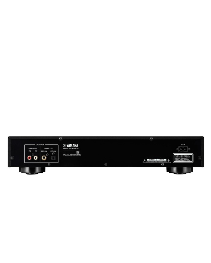 Lettore CD con DAC a 192 kHz/24 bit  Yamaha CD-S303 Nero