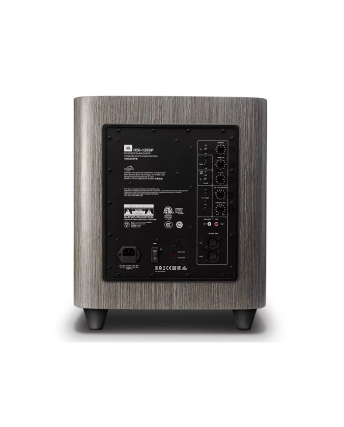 Subwoofer attivo bass reflex 1000W  JBL SYNTHESIS HDI-1200P  Gray Oak