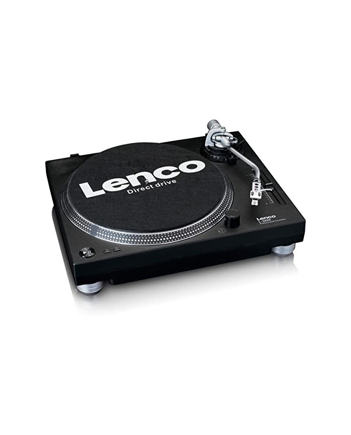Giradischi a trasmissione diretta codifica USB/PC  Lenco L-3809  Nero
