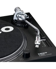 Giradischi a trasmissione diretta codifica USB/PC  Lenco L-3809  Nero