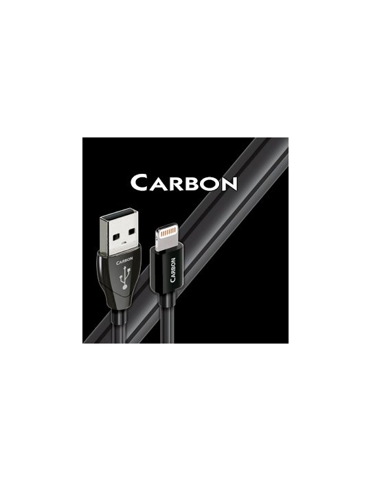 AUDIOQUEST CARBON USB LIGHTNING DA 0,75 MT CAVO IPHONE IPOD IPAD NUOVO