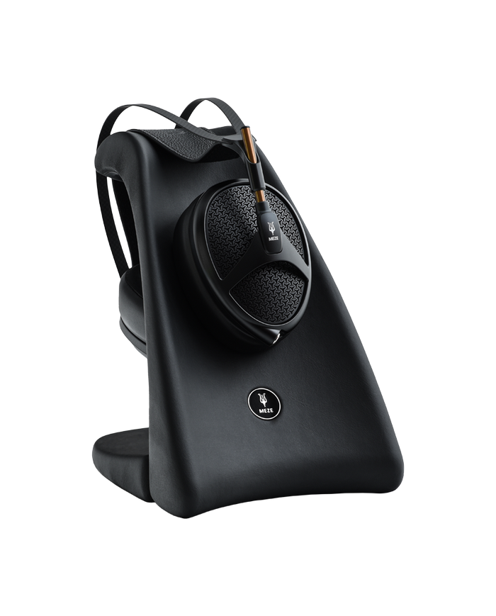 Stand per cuffie in pelle brandizzato  Meze Audio