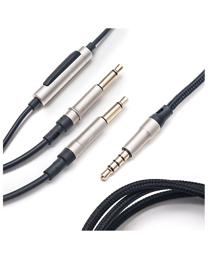 Cavo con telecomando e microfono  Meze  serie 99 1.2m  Black Silver