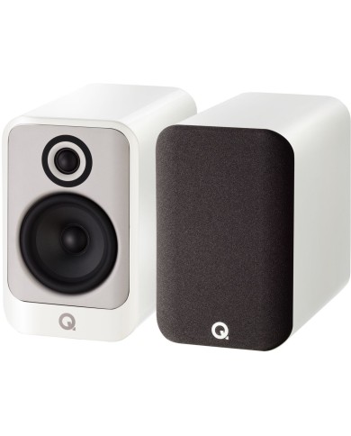 Q Acoustics CONCEPT 30 Coppia Diffusori da Scaffale Bianco laccato