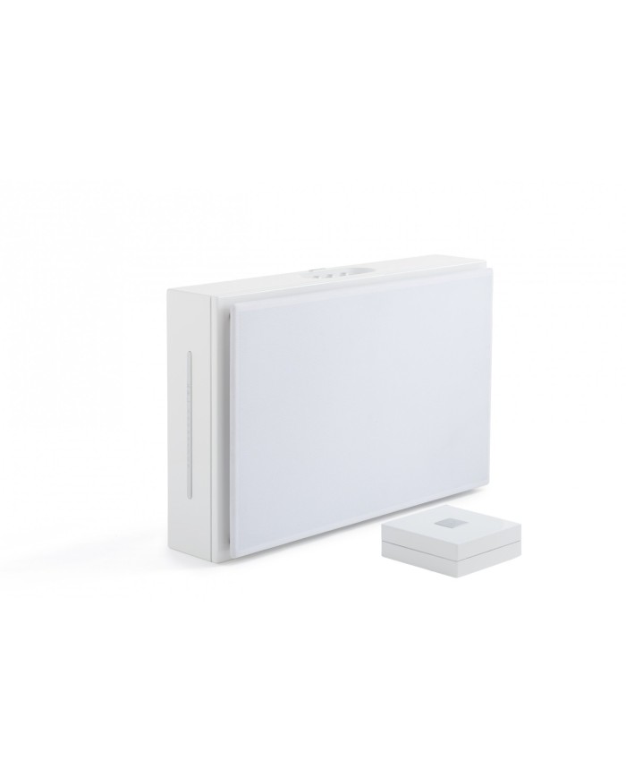 REL ACOUSTIC HABITAT1 BIANCO LACCATO SUBWOOFER ATTIVO SLIM SENZA FILI SIGILLATO GARANZIA ITALIA