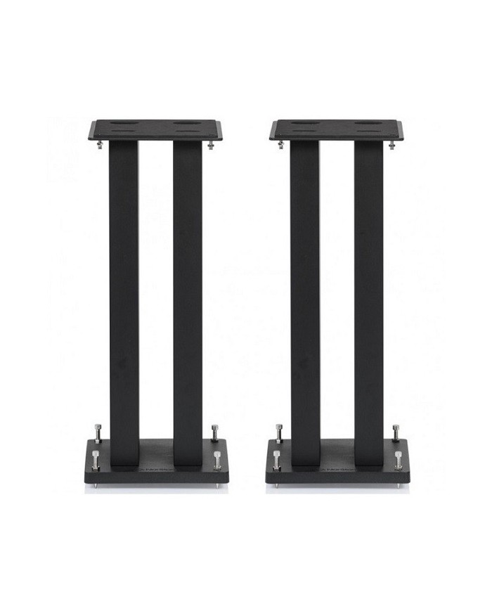 Coppia stand a 4 colonne  altezza 60cm  Norstone Stylum Square  Nero