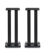 Coppia stand a 4 colonne  altezza 60cm  Norstone Stylum Square  Nero