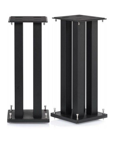 Coppia stand a 4 colonne  altezza 60cm  Norstone Stylum Square  Nero