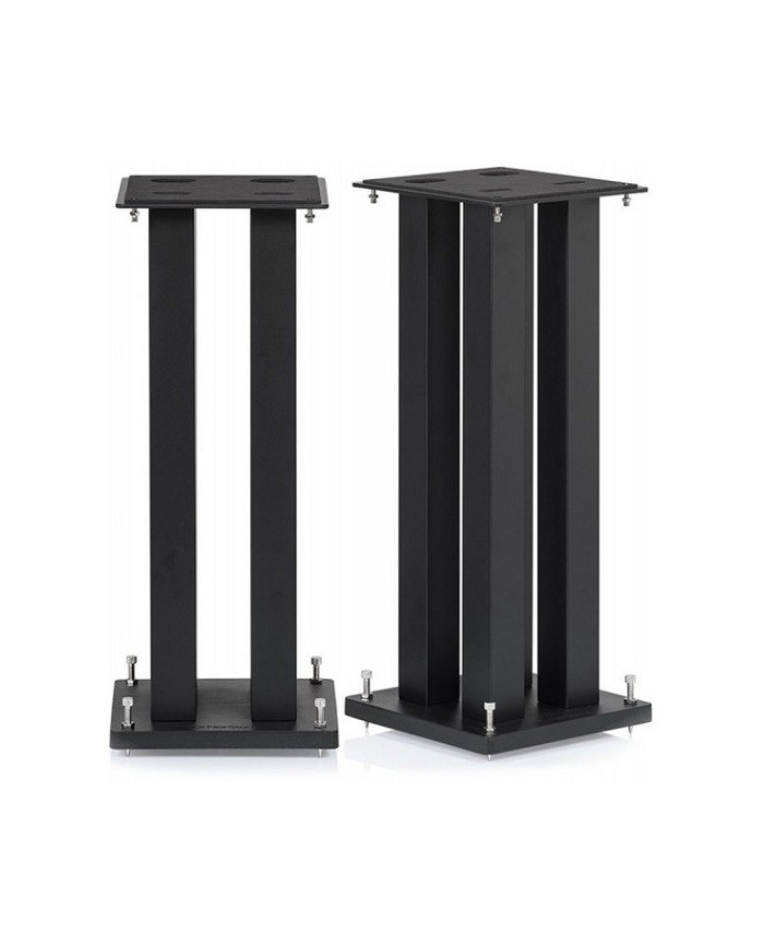 Coppia stand a 4 colonne  altezza 60cm  Norstone Stylum Square  Nero