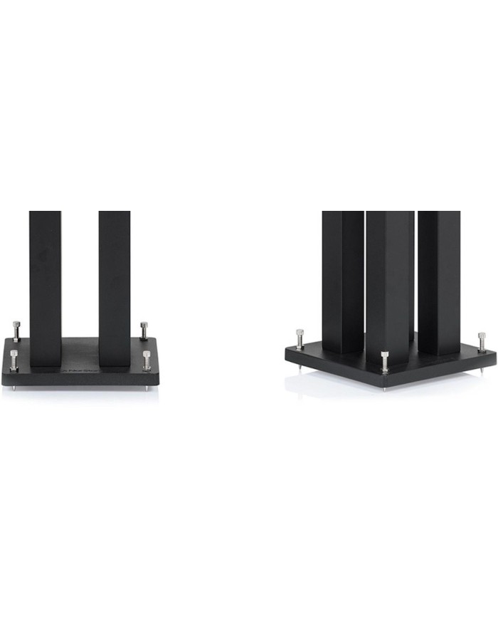 Coppia stand a 4 colonne  altezza 60cm  Norstone Stylum Square  Nero