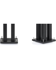 Coppia stand a 4 colonne  altezza 60cm  Norstone Stylum Square  Nero