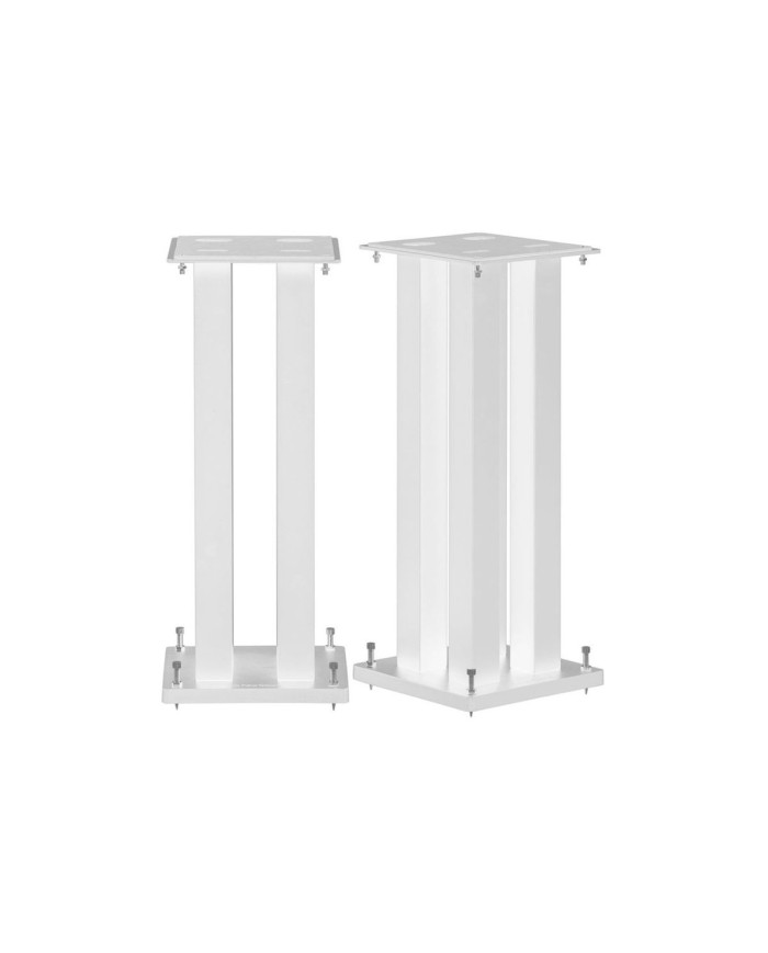 Coppia stand a 4 colonne  altezza 60cm  Norstone Stylum Square  Bianco