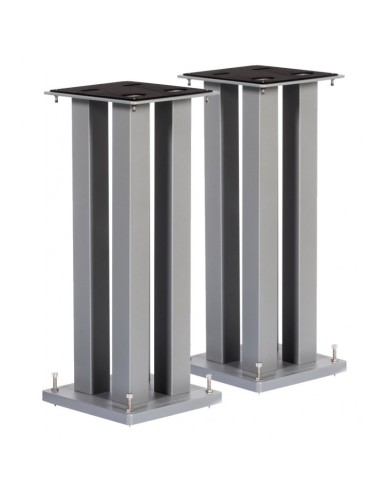 Coppia stand a 4 colonne  altezza 60cm  Norstone Stylum Square  Silver