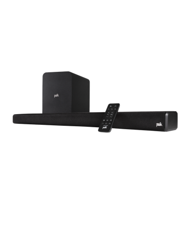 Soundbar ultraslim Atmos e subwoofer wireless  Polk Audio Signa S4