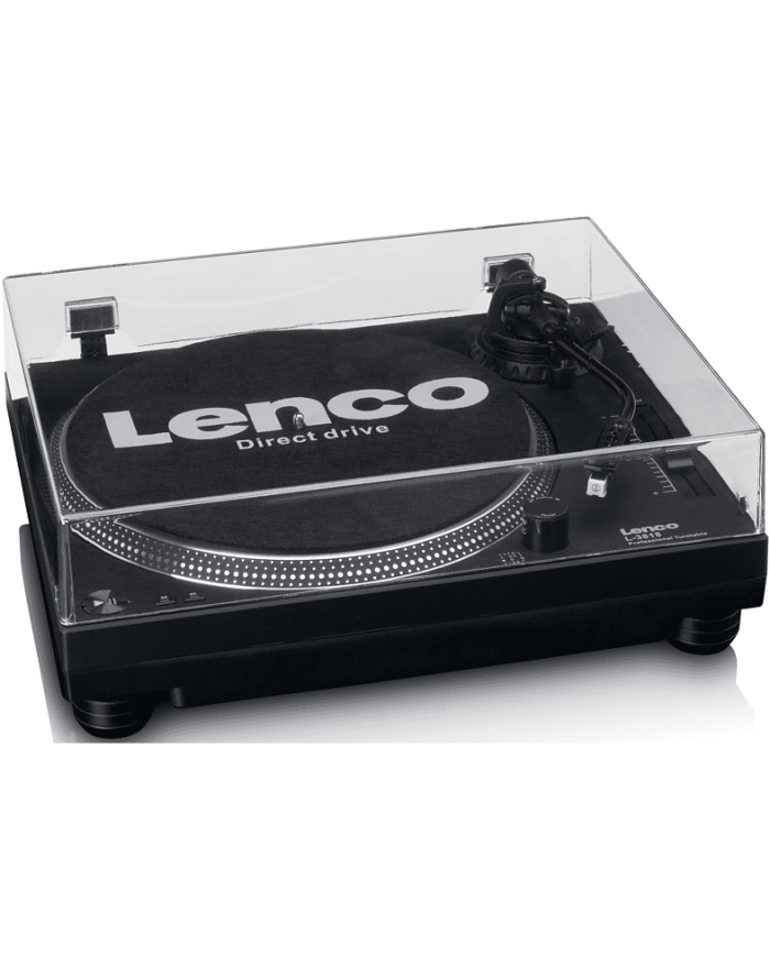 Giradischi a trazione diretta  Lenco L-3818  Nero