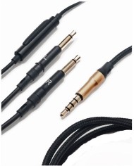 Cavo con telecomando e microfono  Meze  serie 99 1.2m  Black Gold