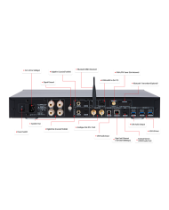 Network Player con Amplificatore 80 W  Cocktail Audio N25AMP  Silver