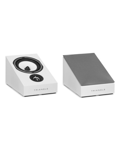 Coppia diffusori surround Atmos 2 vie  Triangle Borea BRA1  Bianco