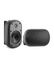 Diffusori outdoor 2 vie certificati IP66  Triangle Secret EXT7  Nero