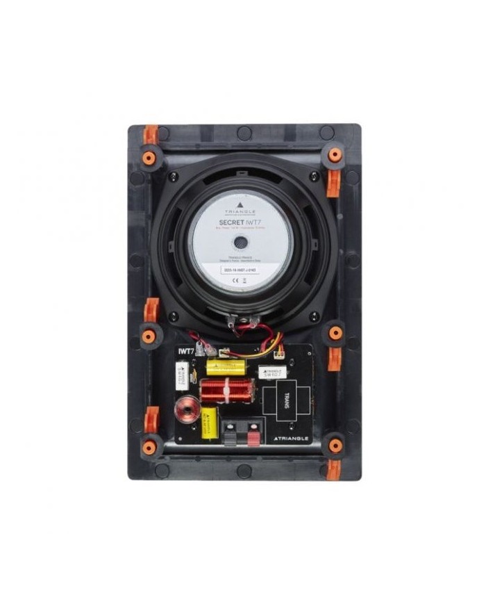 Diffusore da incasso a parete  In wall  Triangle Secret IWT7  Bianco