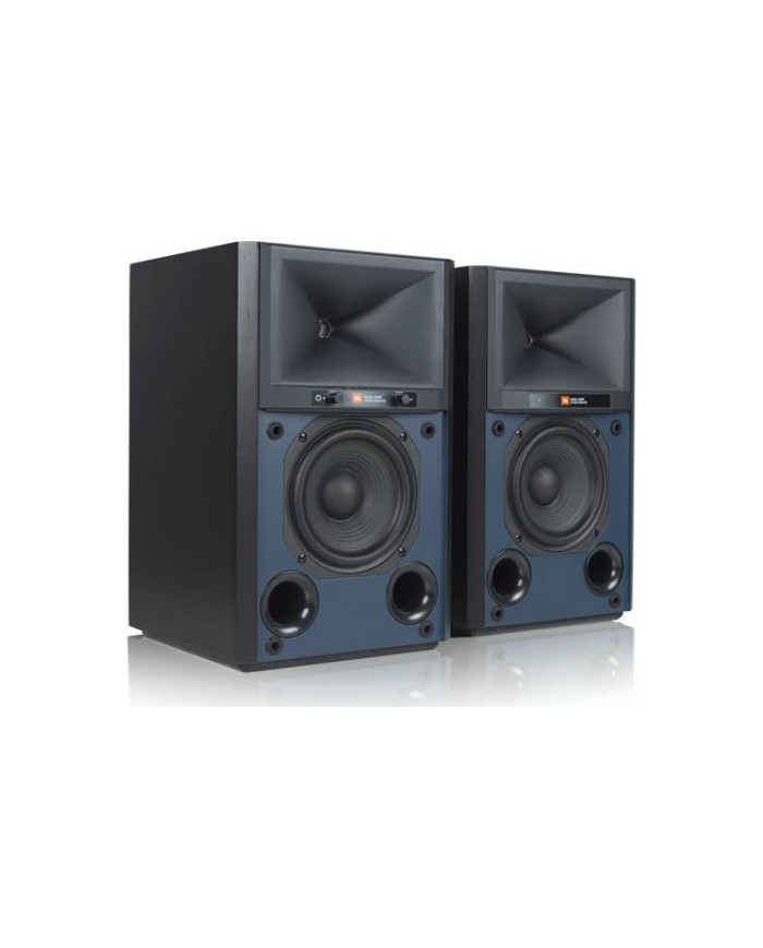 Coppia diffusori stand attivi 2 vie  JBL 4305P  Nero con griglia nera