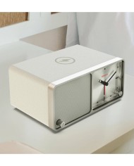 Altoparlante Bluetooth  sveglia  stazione ricarica  Geneva Time  Bianco