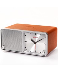 Altoparlante Bluetooth  sveglia  stazione ricarica  Geneva Time  Cognac