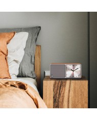 Altoparlante Bluetooth  sveglia  stazione ricarica  Geneva Time  Cognac