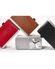 Altoparlante Bluetooth  sveglia  stazione ricarica  Geneva Time  Rosso