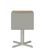 Altoparlante Wireless  Legno noce e alluminio Champagne  Geneva DeCon