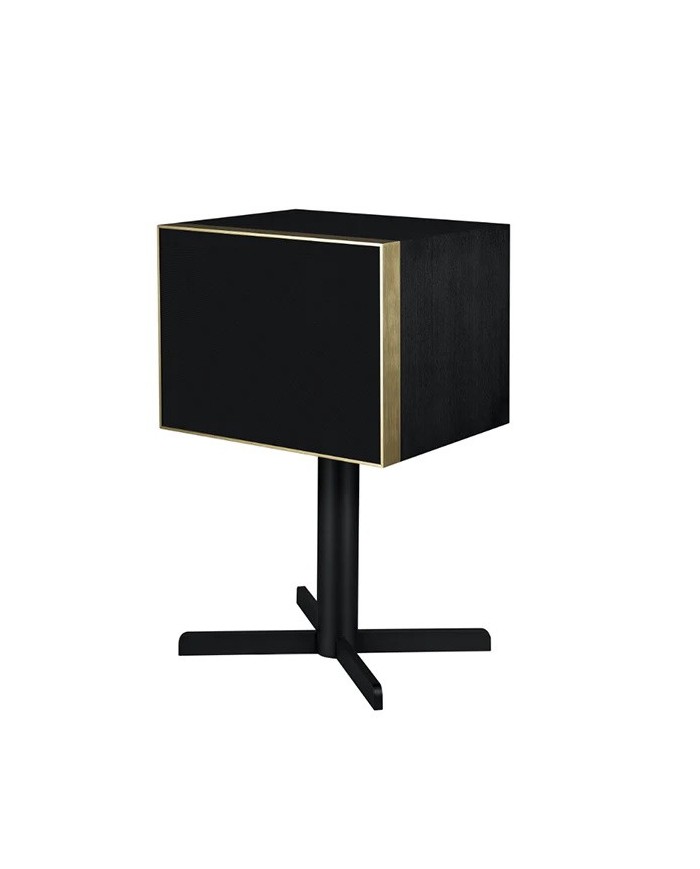 Altoparlante Wireless  Legno nero e ottone  Geneva DeCon