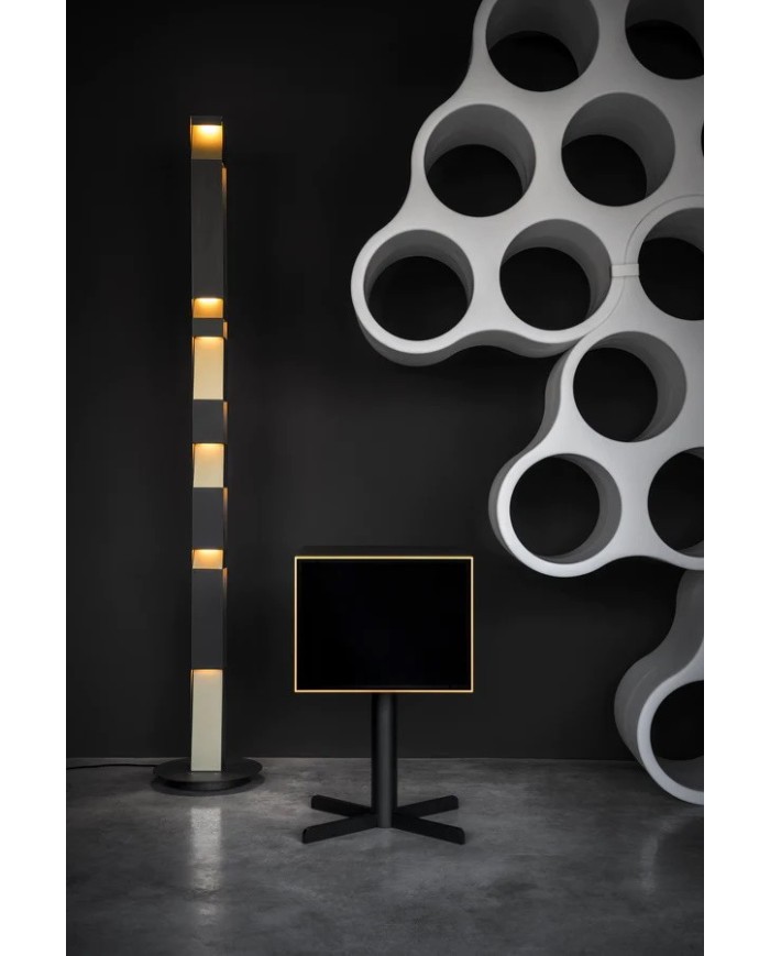 Altoparlante Wireless  Legno nero e ottone  Geneva DeCon