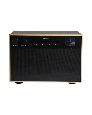 Altoparlante Wi-Fi e Bluetooth  Nero e Ottone  Geneva DeCon/M