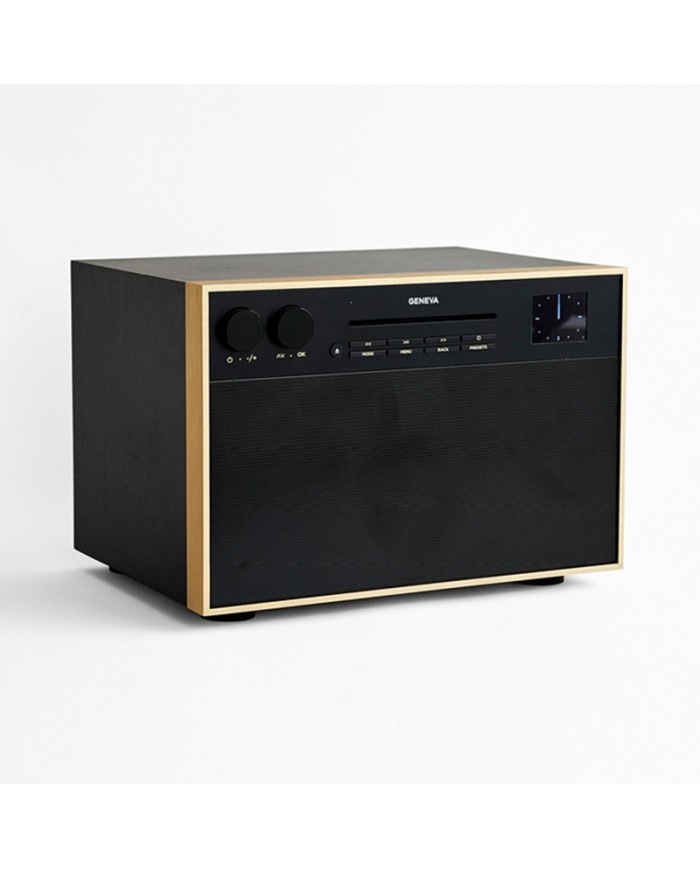 Altoparlante Wi-Fi e Bluetooth  Nero e Ottone  Geneva DeCon/M