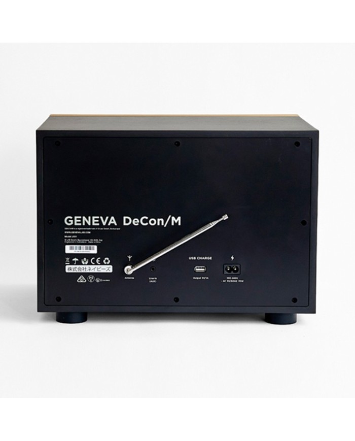 Altoparlante Wi-Fi e Bluetooth  Nero e Ottone  Geneva DeCon/M