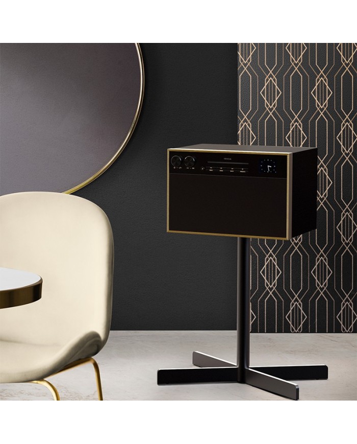 Altoparlante Wi-Fi e Bluetooth  Nero e Ottone  Geneva DeCon/M