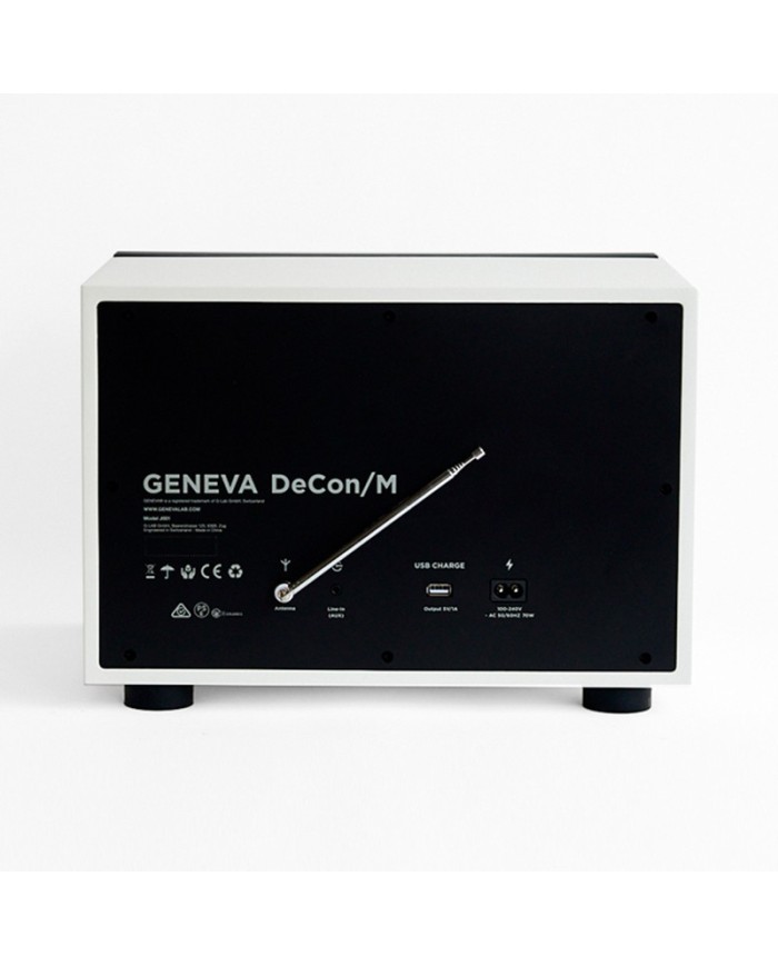 Altoparlante Wi-Fi e Bluetooth  Bianco e Nero  Geneva DeCon/M