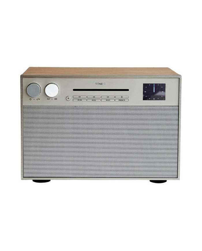 Altoparlante Wi-Fi e Bluetooth  Oak e Champagne  Geneva DeCon/M