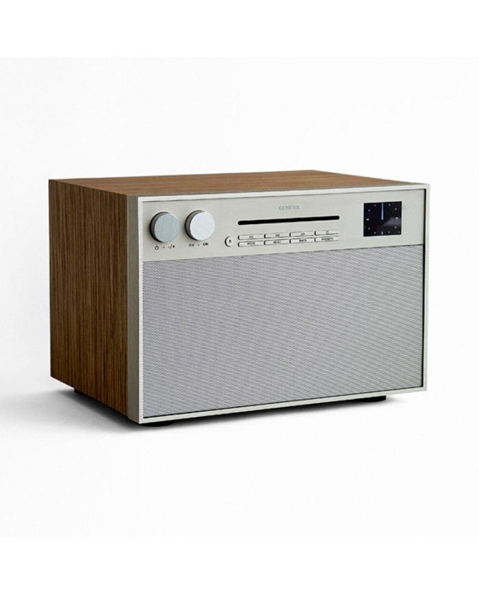 Altoparlante Wi-Fi e Bluetooth  Oak e Champagne  Geneva DeCon/M