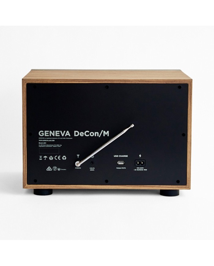 Altoparlante Wi-Fi e Bluetooth  Oak e Champagne  Geneva DeCon/M