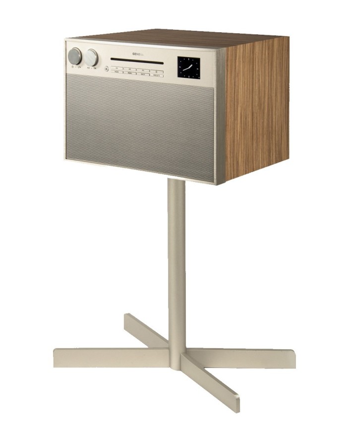 Altoparlante Wi-Fi e Bluetooth  Oak e Champagne  Geneva DeCon/M
