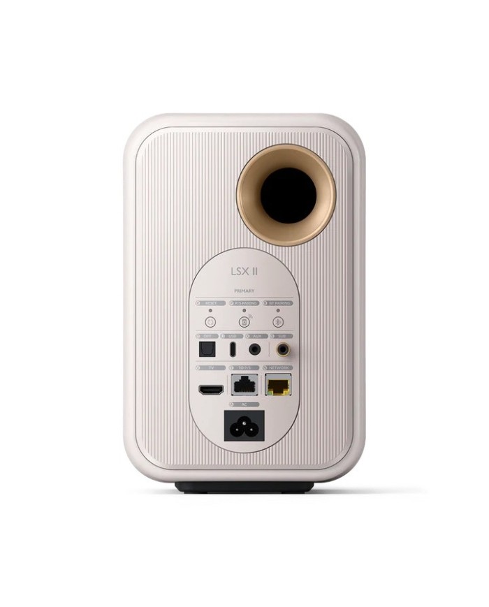 Diffusori attivi WiFi Bluetooth con HDMI  Kef LSX 2  Mineral White