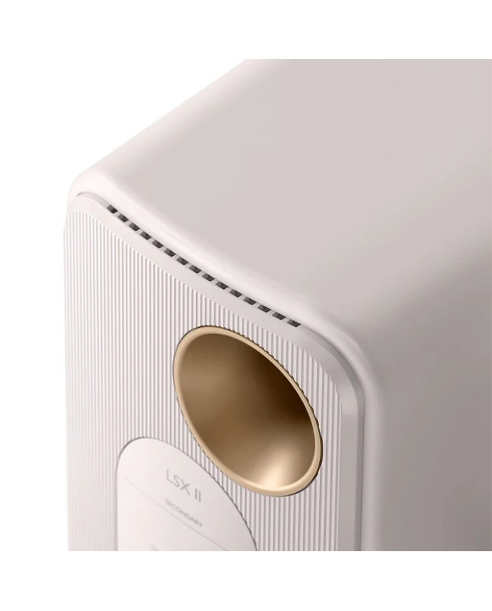 Diffusori attivi WiFi Bluetooth con HDMI  Kef LSX 2  Mineral White
