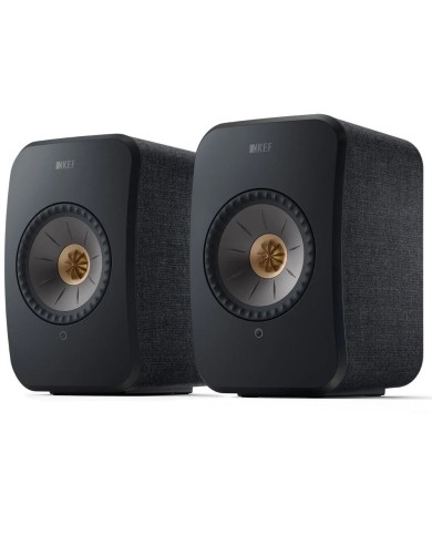 Diffusori attivi WiFi Bluetooth con HDMI  Kef LSX 2  Carbon Black
